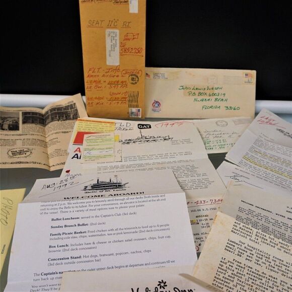 Vintage U.S.S. Forman DE-633 Shipmates Reunion 1992 Paper Ephemera - Picture 2 of 8